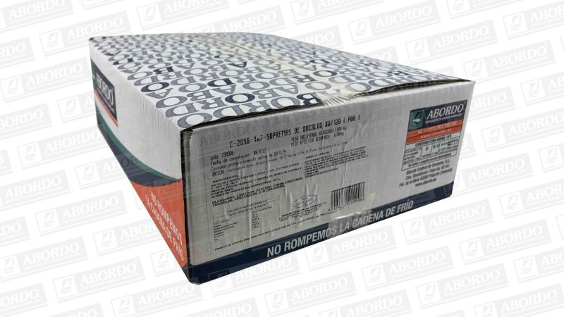 Supremas de Bacalao Blanco 1ª (PBO) (80/120 g/pieza)