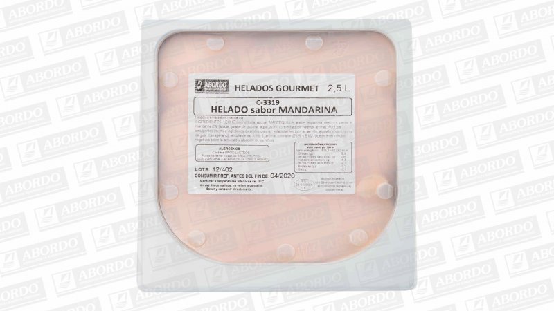 Helado Mandarina Artesano (4 x 125 ml)