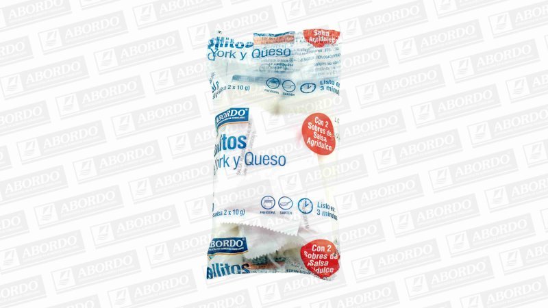 Rollitos de Jamón y Queso con Salsa Agridulce (2 u.)
