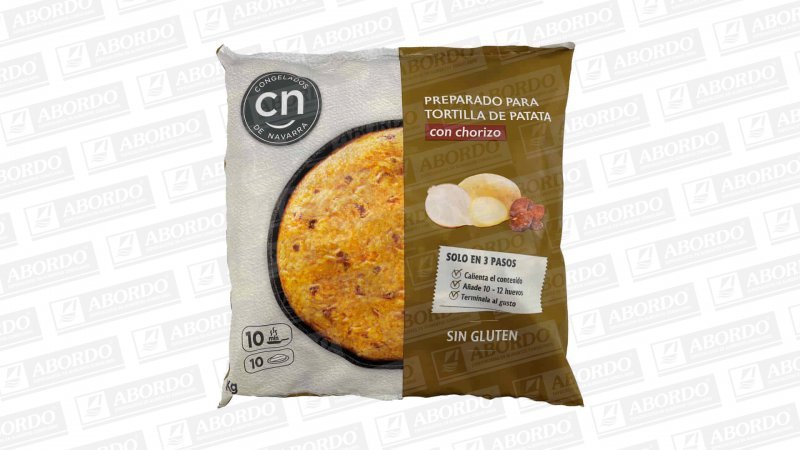 Mezcla para Tortilla de Patata con Chorizo